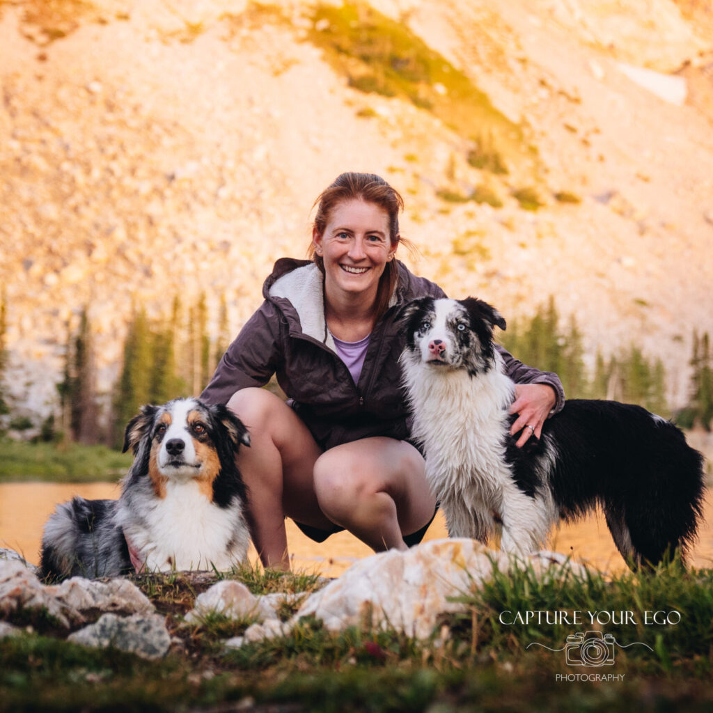 Chezney with her dogs - Reason & Rumor