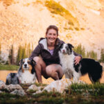 Chezney with her dogs - Reason & Rumor